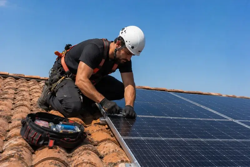 Maintenance et monitoring de panneaux solaires à Cercier
