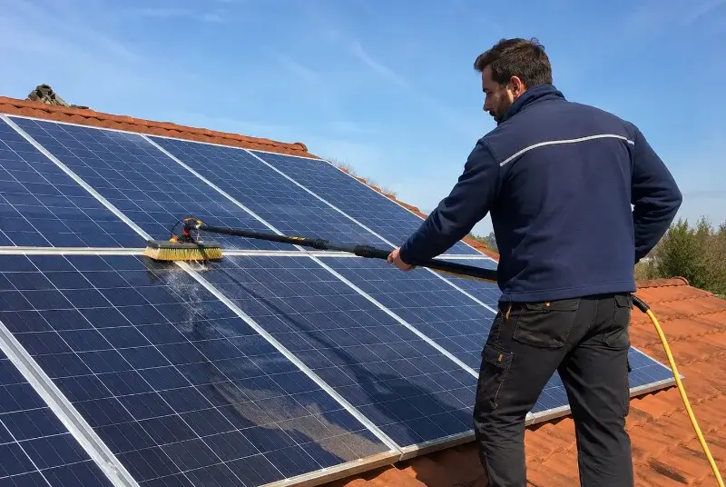 Nettoyage et entretien de panneaux solaires à Cercier