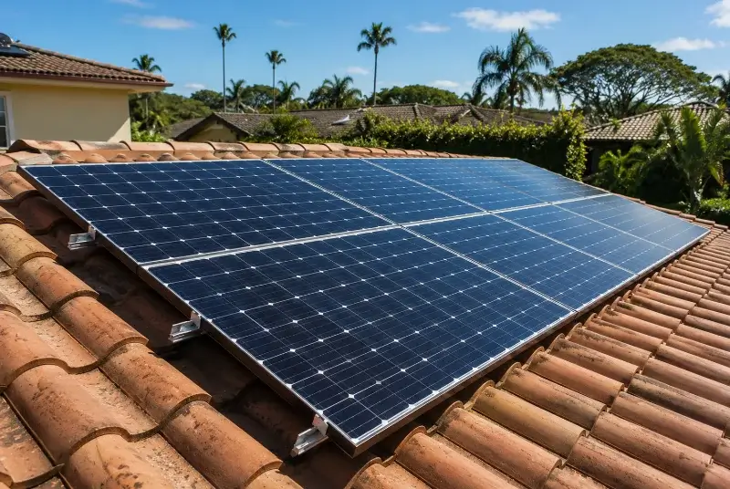 Installation de panneaux solaires à Cercier